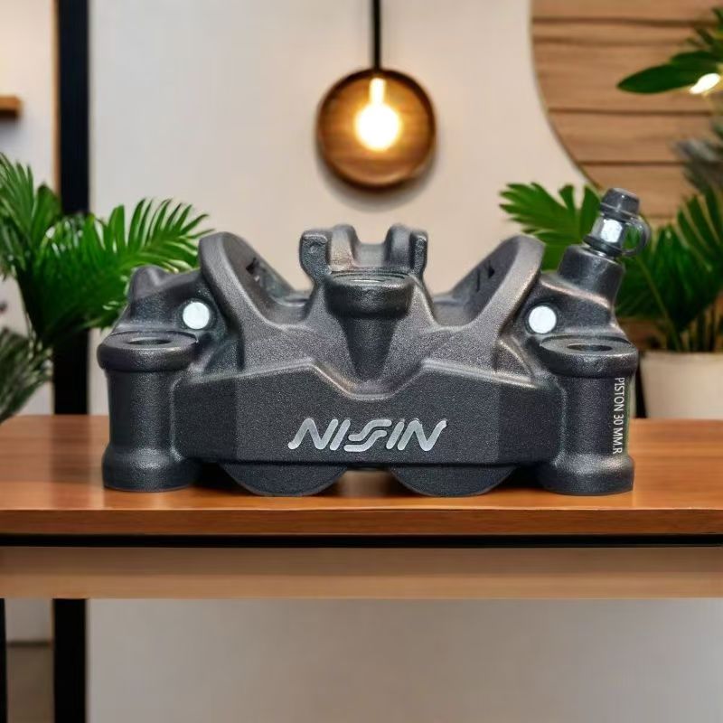 Forged Front Brake Caliper 4 Piston - 오토바이 니신 단조 브레이크 캘리퍼 비대칭