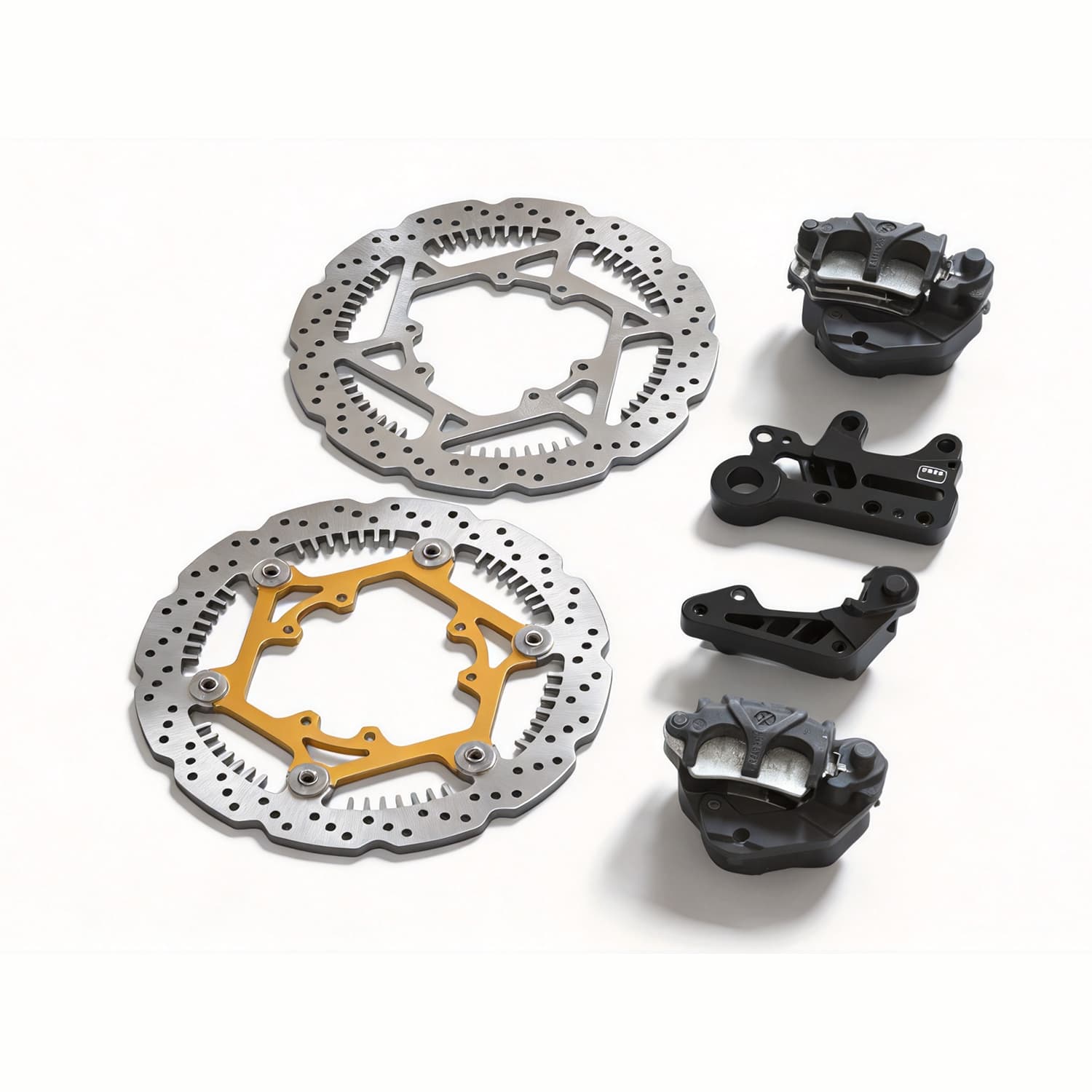 Front Rear Brake Caliper Bracket Kit - 울트라 비 컴플리트 브레이크 업그레이드 키트