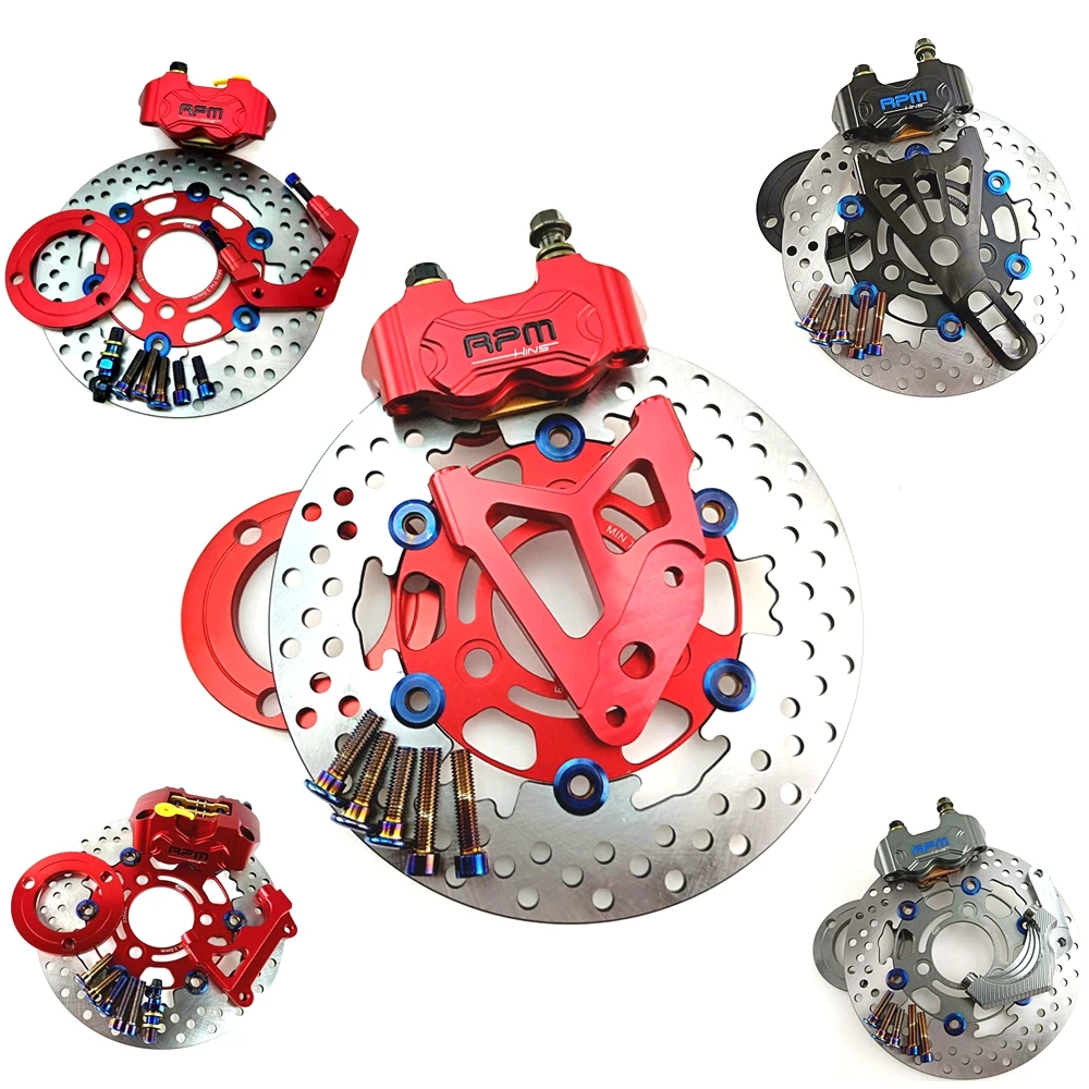 RPM CNC 전기 오토바이 스쿠터 82mm 브레이크  - Front Rear Brake Caliper Bracket Kit 리뷰 및 가격